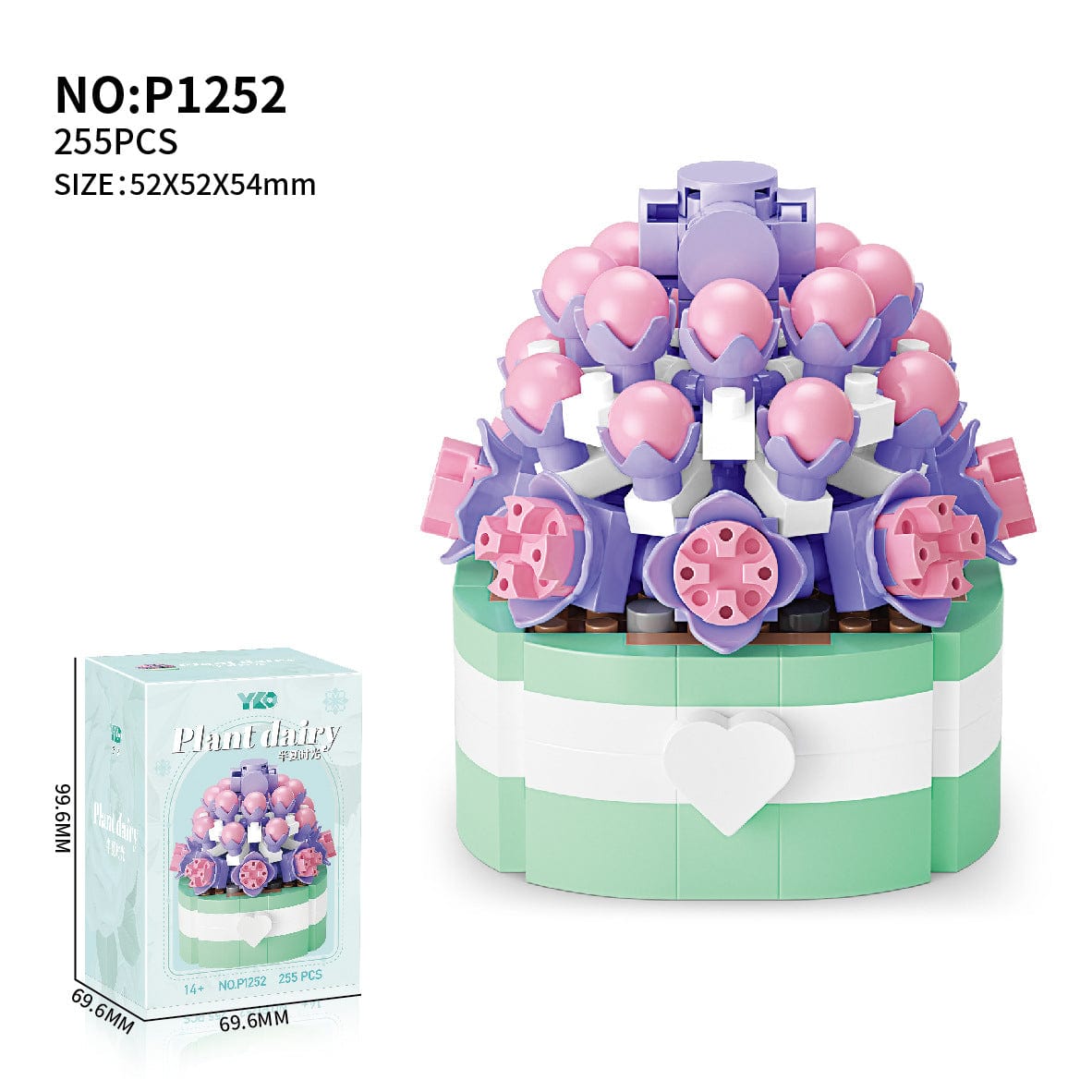 LEGO Compatible Succulents Assembly Building Blocks - ArtGalleryZen