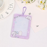 Thumbnail for Lovely Puppy Kpop Keychain Acrylic Photocard Holder - ArtGalleryZen