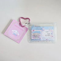 Thumbnail for Lovely Sanrio Kpop Heart Keychain Photocard Holder - ArtGalleryZen