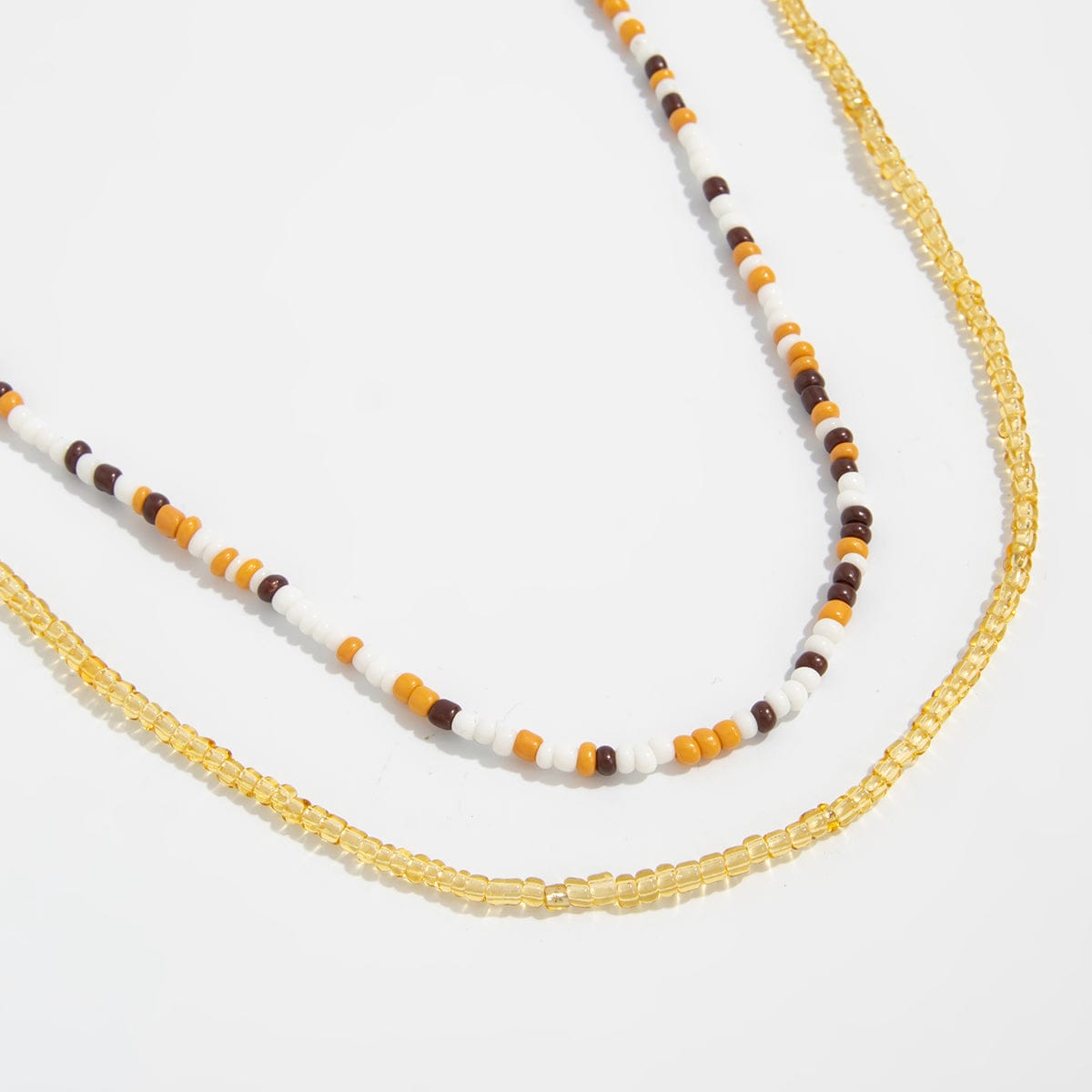 Minimalist 2pc Seed Beaded Belly Chain Set - ArtGalleryZen