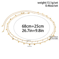 Thumbnail for Minimalist 2Pcs Pearl Sequin Belly Chain Set - ArtGalleryZen