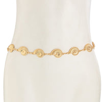 Thumbnail for Minimalist Gold Plated Conch Waist Chain - ArtGalleryZen