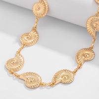 Thumbnail for Minimalist Gold Plated Conch Waist Chain - ArtGalleryZen