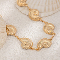Thumbnail for Minimalist Gold Plated Conch Waist Chain - ArtGalleryZen