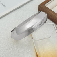 Thumbnail for Minimalist Gold Silver Plated Glossy Arm Cuff - ArtGalleryZen