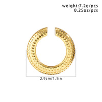 Thumbnail for Minimalist Gold Silver Plated Pattern C Shaped Ear Cuff Earrings - ArtGalleryZen