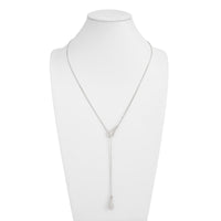 Thumbnail for Minimalist Gold Silver Plated Waterdrop Charm Y Necklace - ArtGalleryZen