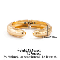 Thumbnail for Minimalist Hammered Curved Bangle Bracelet Set - ArtGalleryZen