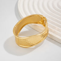 Thumbnail for Minimalist Hammered Curved Bangle Bracelet Set - ArtGalleryZen