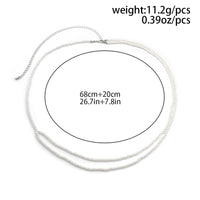 Thumbnail for Minimalist Layered Gold Silver Plated Beaded Waist Chain - ArtGalleryZen