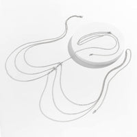 Thumbnail for Minimalist Layered Rhinestone Body Chain Necklace - ArtGalleryZen