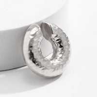 Thumbnail for Minimalist Textured C Shaped Ear Cuff Earrings - ArtGalleryZen