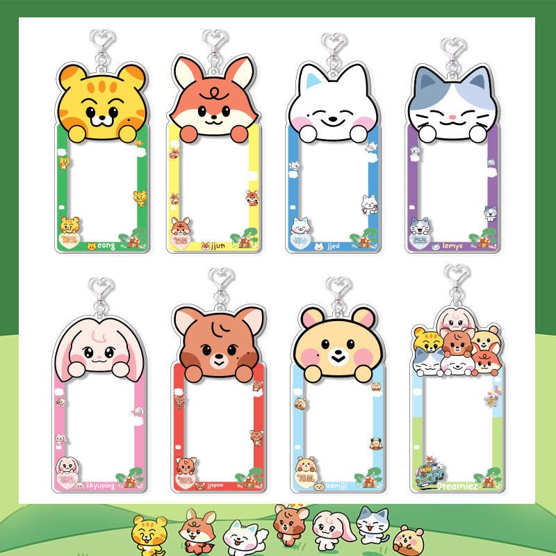 NCT Dream Kpop Group Keychain Acrylic Photocard Holder - ArtGalleryZen