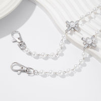 Thumbnail for Newly Rhinestone Cross Pearl Trouser Chain - ArtGalleryZen