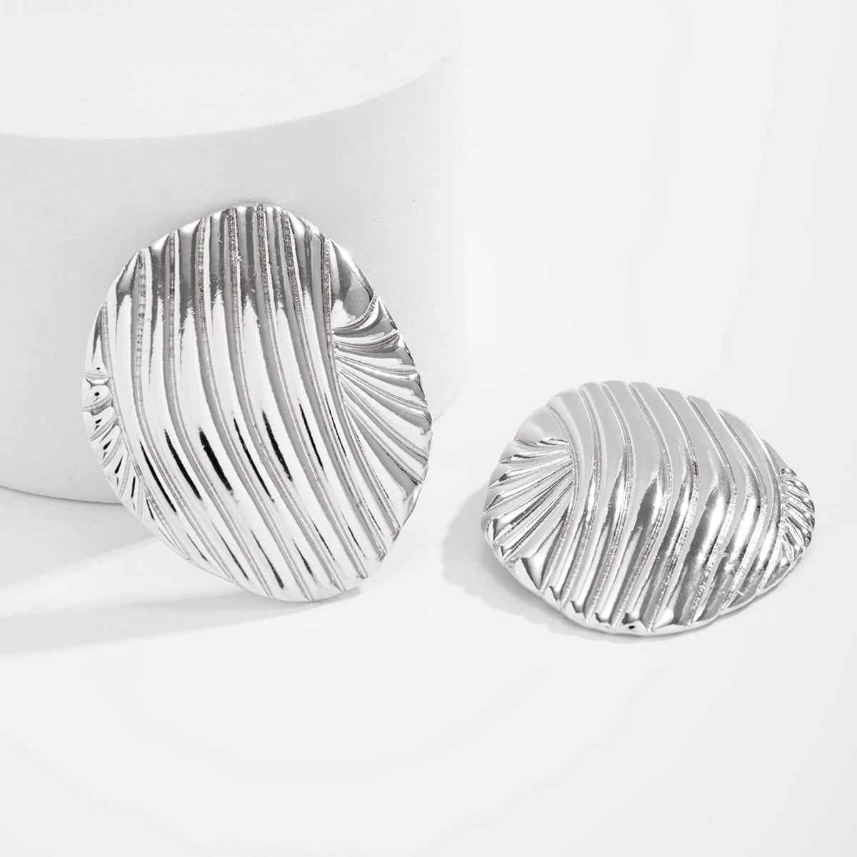 Ocean Style Gold Silver Plated Shell Earrings - ArtGalleryZen