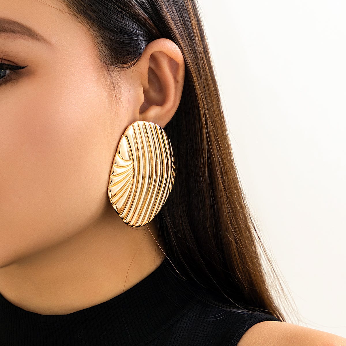 Ocean Style Gold Silver Plated Shell Earrings - ArtGalleryZen