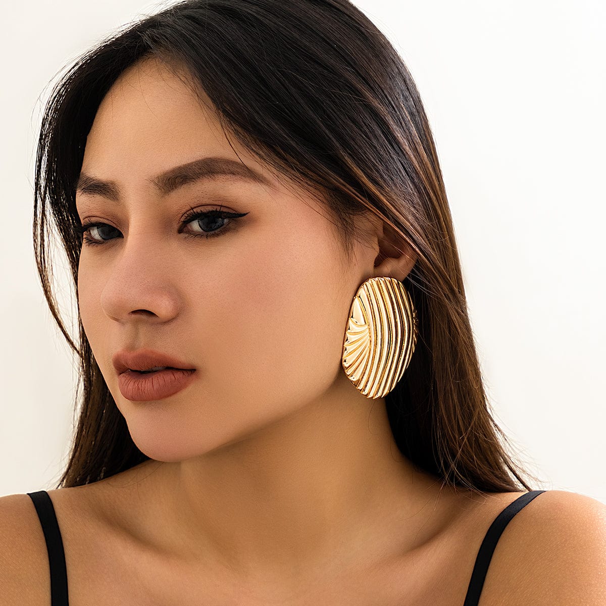 Ocean Style Gold Silver Plated Shell Earrings - ArtGalleryZen