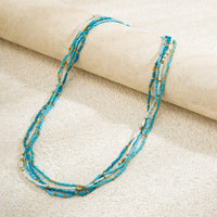 Thumbnail for Ocean Style Layered Seed Beaded Waist Chain Set - ArtGalleryZen