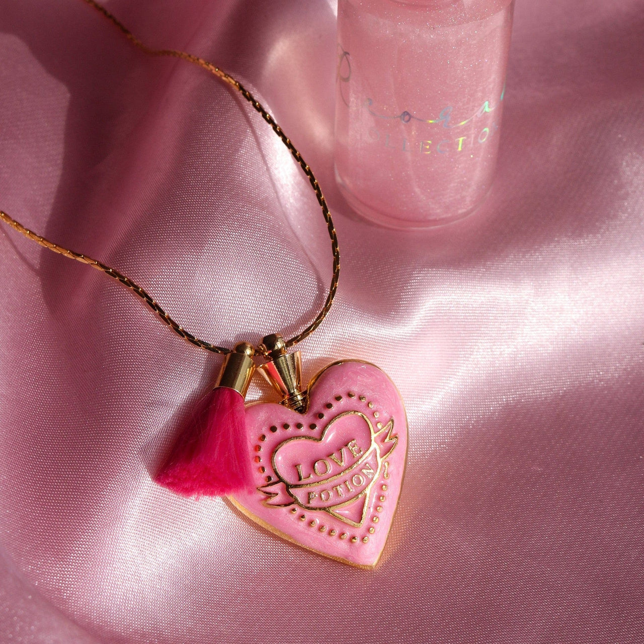 Pink Barbie Sweetie Pie Pendant Necklace - ArtGalleryZen