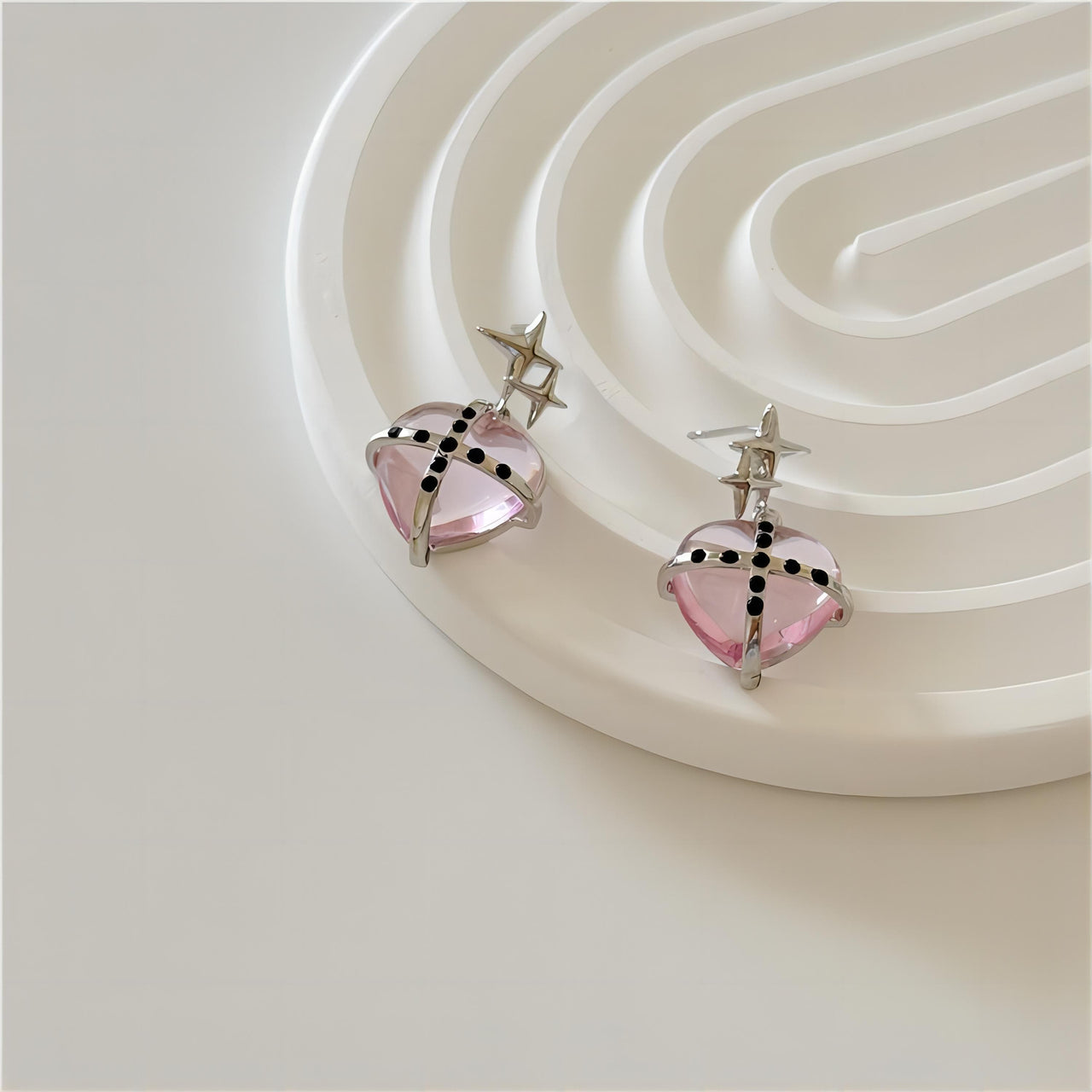 Amazon.com: Swarovski Crystal Statement Earrings, 12mm Light Rose, Rose,  Fuchsia Rivoli, Triple Stone Dangle, Hot Pink Assorted Finishes, Gift  Packaged : Handmade Products