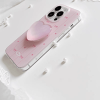 Thumbnail for Pink Heart Stand iPhone Case - ArtGalleryZen