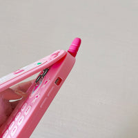 Thumbnail for Pink Heart Star Mirror Flip iPhone Case - ArtGalleryZen