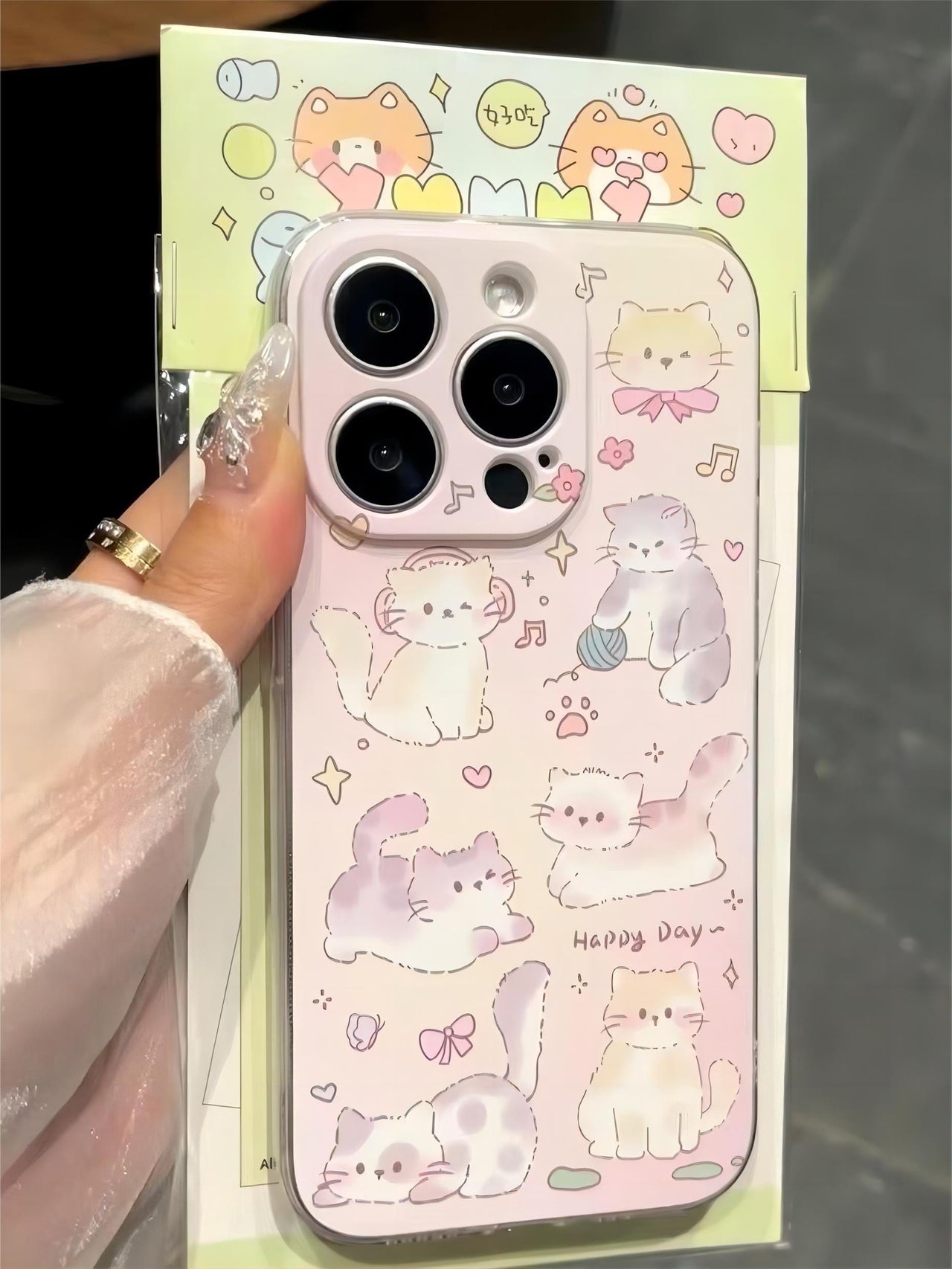 Pink Kitty iPhone Case - ArtGalleryZen