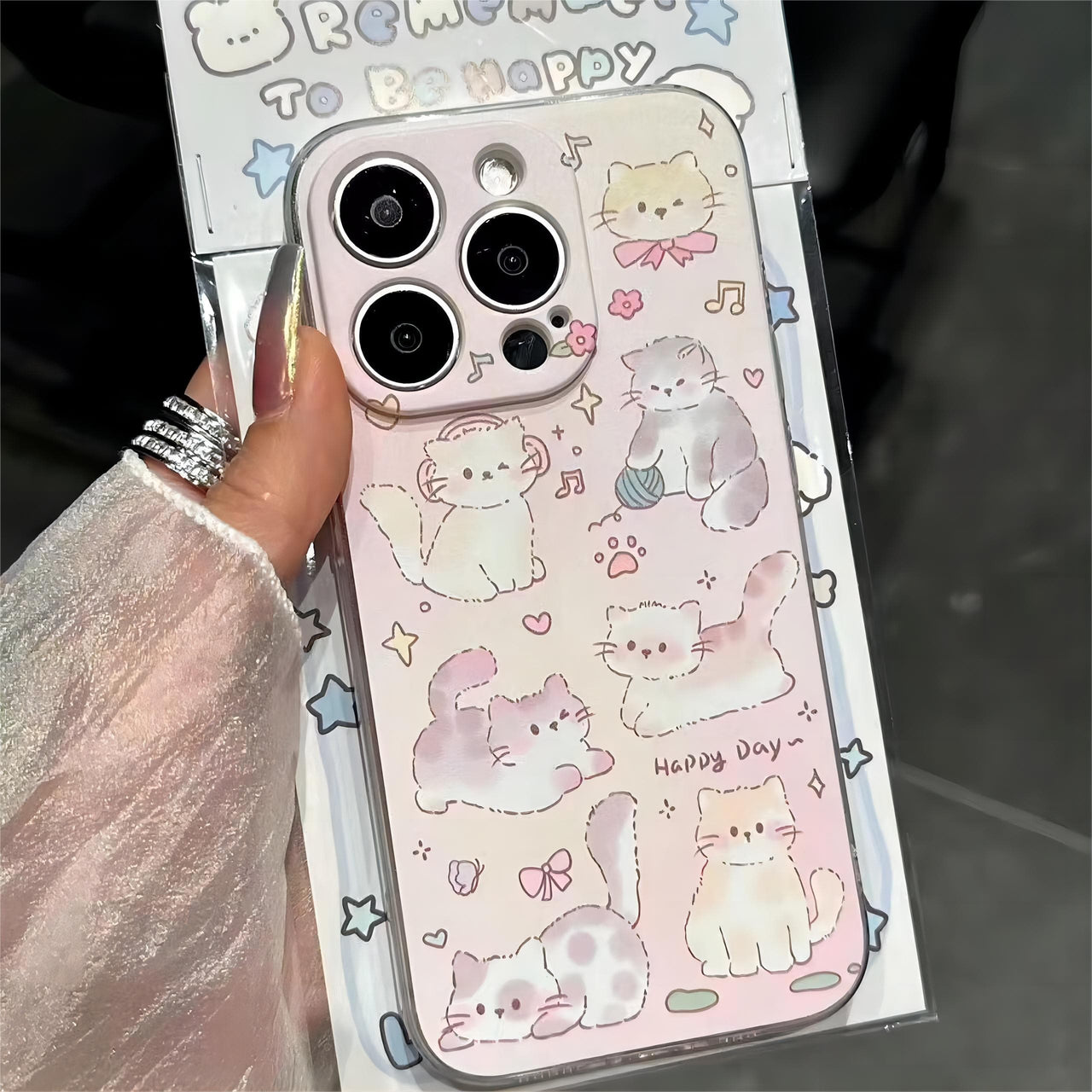 Pink Kitty iPhone Case - ArtGalleryZen