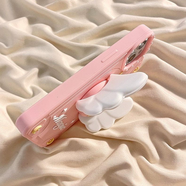 Pink Magic Moving Wings iPhone Case - ArtGalleryZen