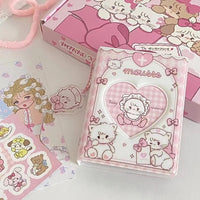 Thumbnail for Pink Mikko Mousse Kpop 3 Inch Mini Photocard Album - ArtGalleryZen