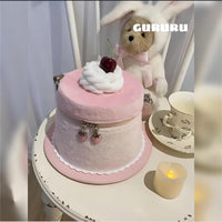 Thumbnail for Pink Plush Strawberry Pudding Tote Bag - ArtGalleryZen