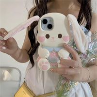 Thumbnail for Pink Rabbit iPhone Case - ArtGalleryZen