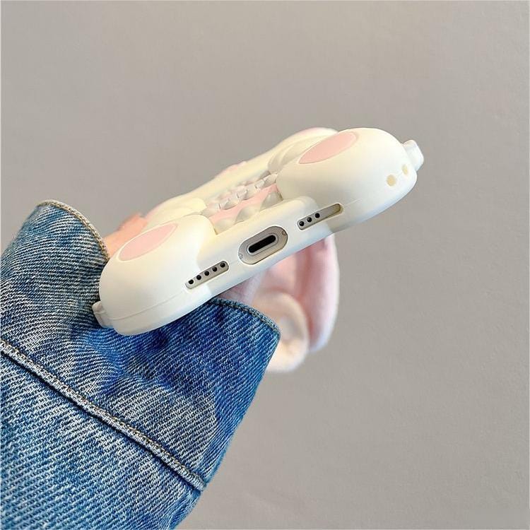 Pink Rabbit iPhone Case - ArtGalleryZen