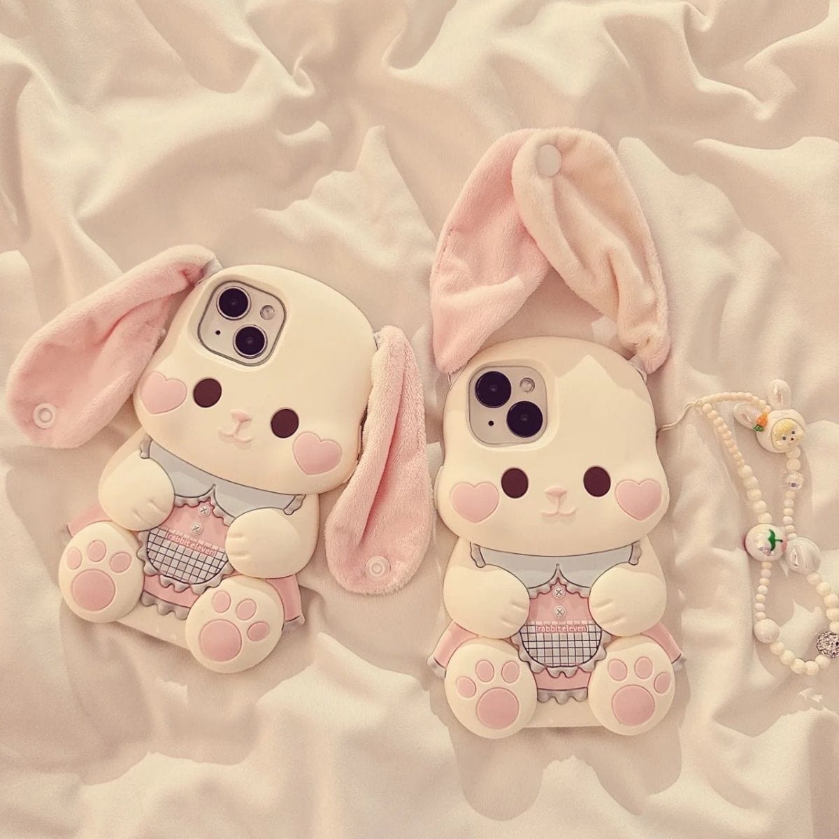 Pink Rabbit iPhone Case - ArtGalleryZen