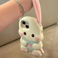 Thumbnail for Pink Rabbit iPhone Case - ArtGalleryZen