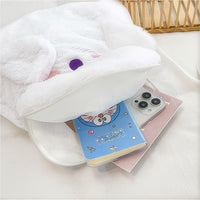 Thumbnail for Plush Ghost Backpack Crossbody Bag - ArtGalleryZen