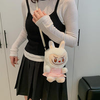 Thumbnail for Plush Labubu Crossbody Bag - ArtGalleryZen
