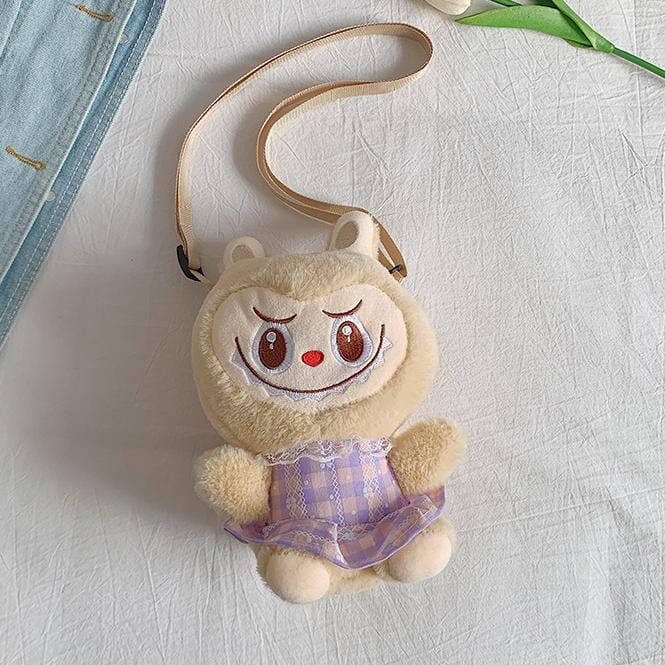 Plush Labubu Crossbody Bag - ArtGalleryZen
