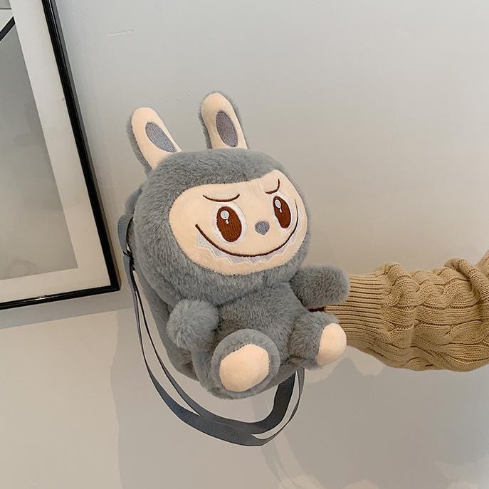 Plush Labubu Crossbody Bag - ArtGalleryZen