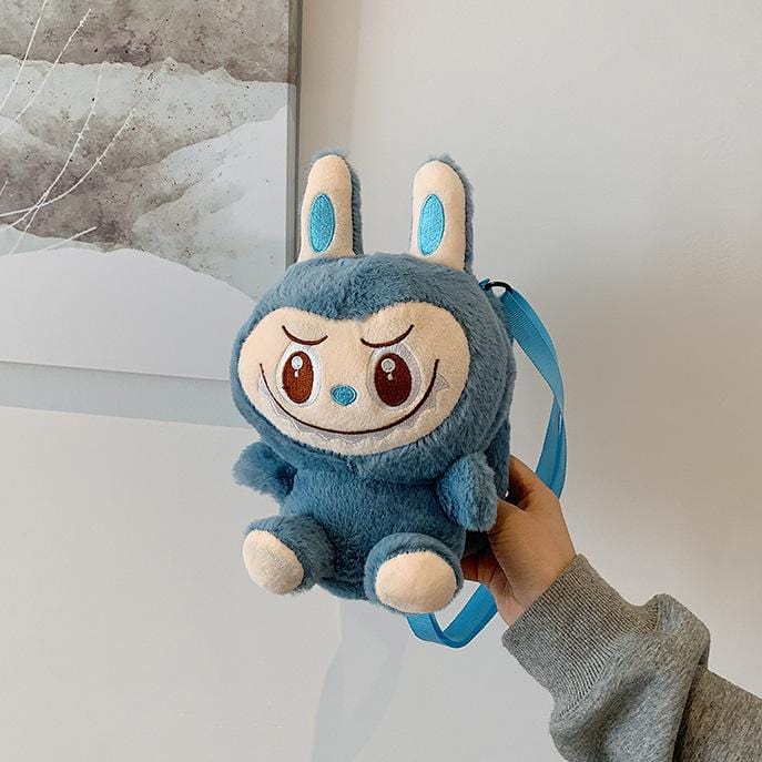 Plush Labubu Crossbody Bag - ArtGalleryZen
