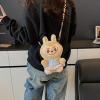 Thumbnail for Plush Labubu Crossbody Bag - ArtGalleryZen