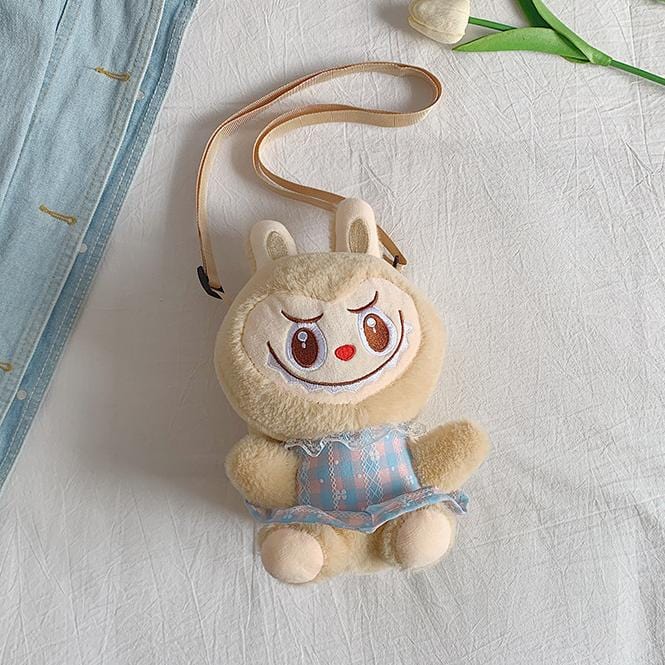 Plush Labubu Crossbody Bag - ArtGalleryZen