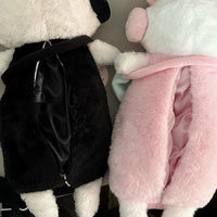 Thumbnail for Plush Ribbit Cat Crossbody Bag - ArtGalleryZen