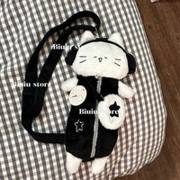 Thumbnail for Plush Ribbit Cat Crossbody Bag - ArtGalleryZen