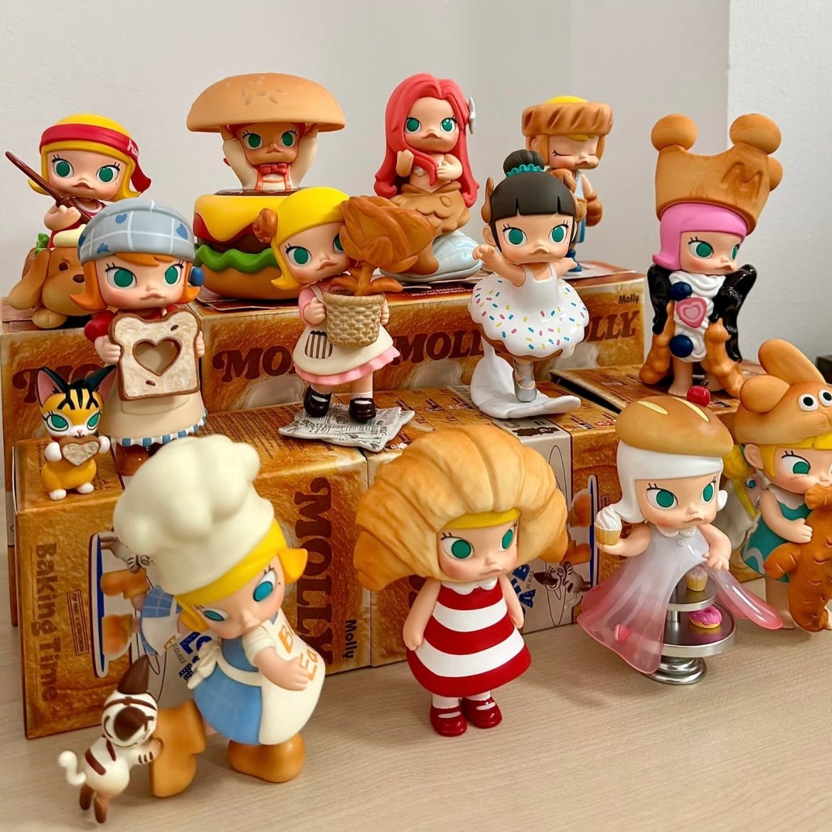 POP MART Molly Bread Head Series Random Blind Box - ArtGalleryZen