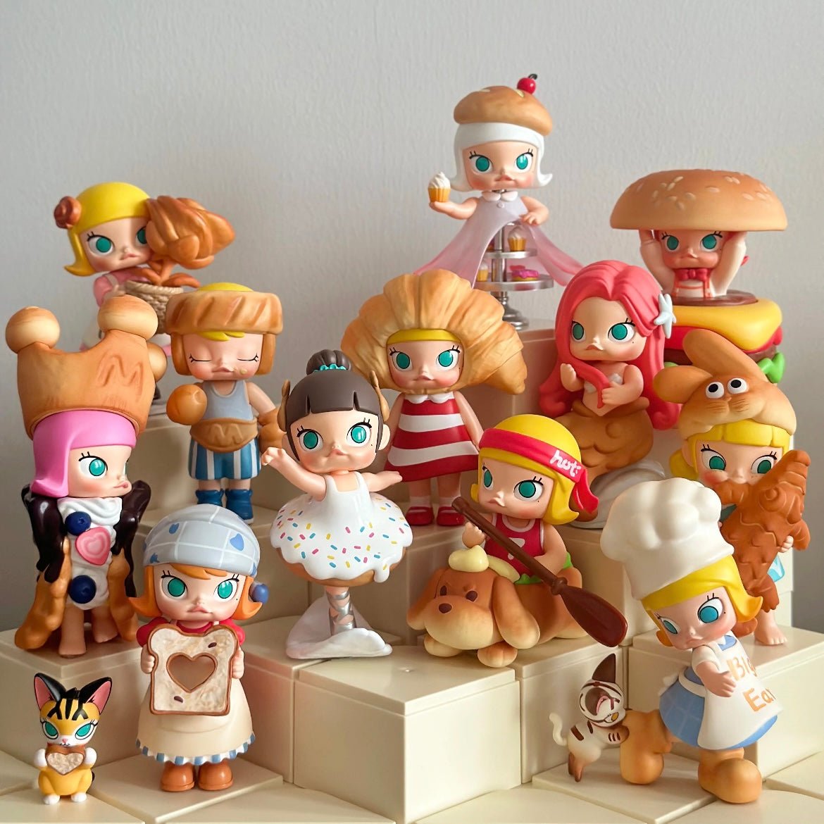 POP MART Molly Bread Head Series Random Blind Box - ArtGalleryZen