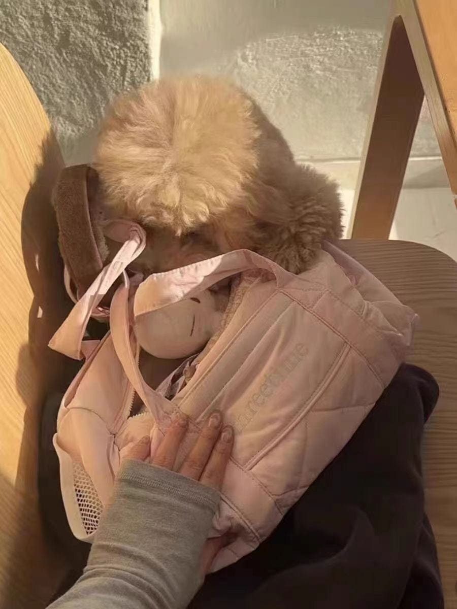 Pink Down-filled Fabric Tote Bag - ArtGalleryZen