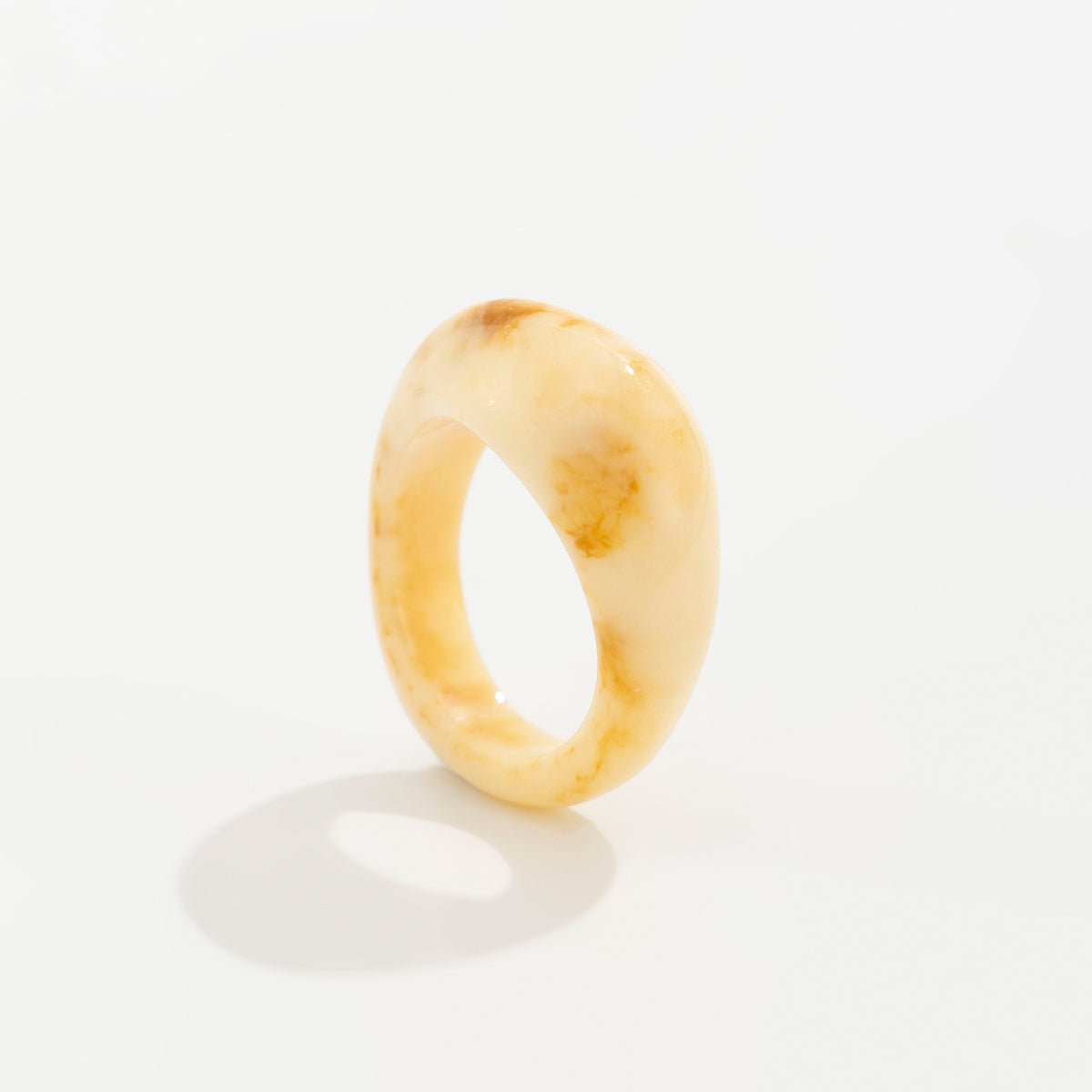 Retro Chunky Gradient Resin Ring - ArtGalleryZen