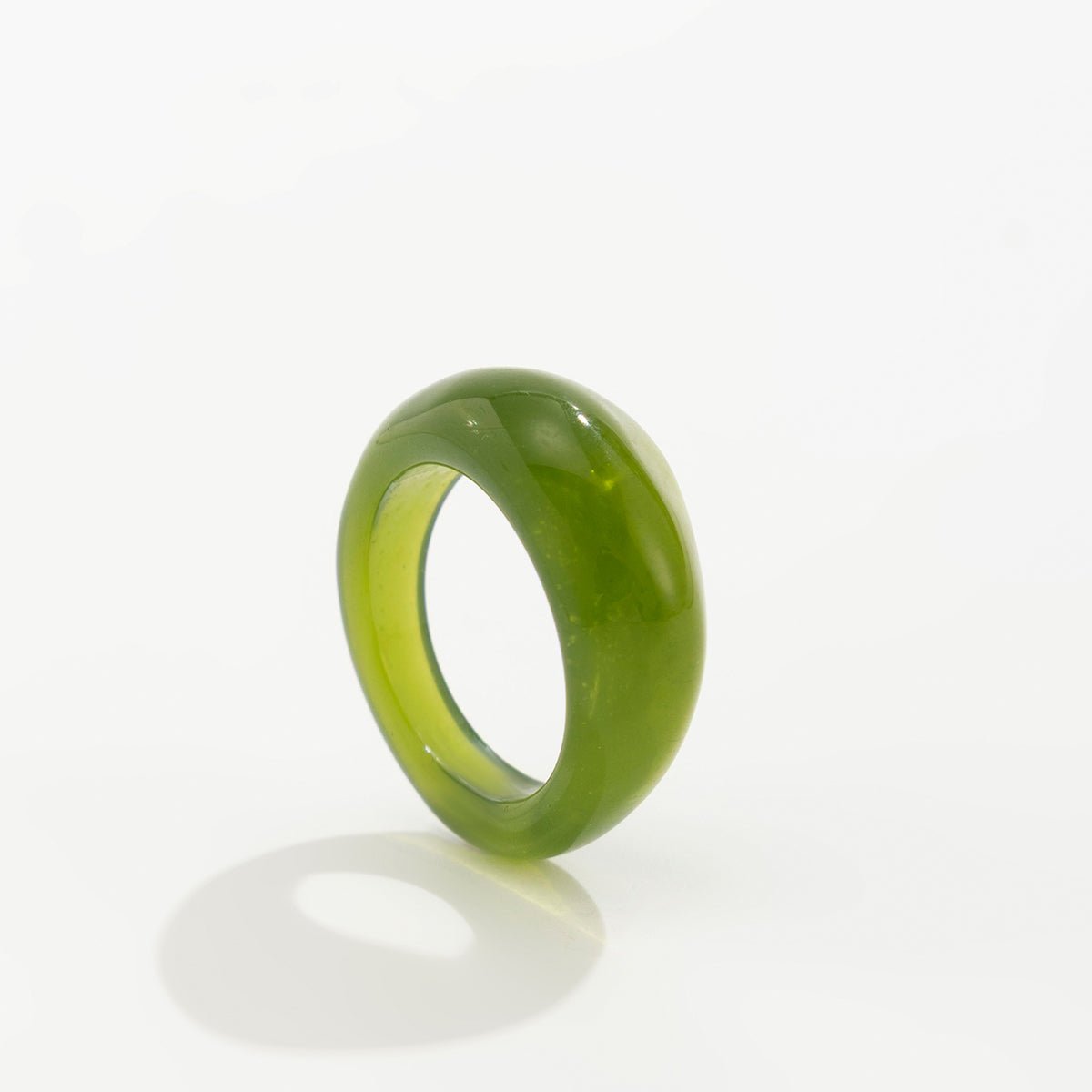 Retro Chunky Gradient Resin Ring - ArtGalleryZen