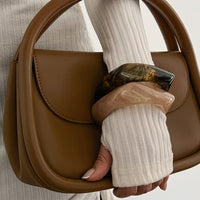 Thumbnail for Retro Irregular Gradient Resin Bangle Bracelet - ArtGalleryZen